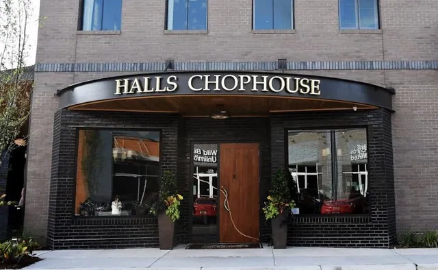 Halls Chophouse Menu With Prices usamenuprices.com