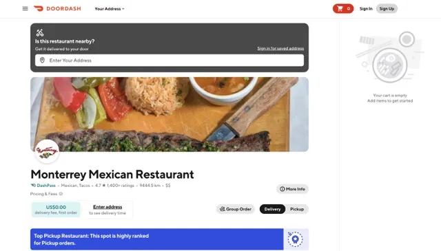 Monterrey Mexican Restaurant Order Online usamenuprices