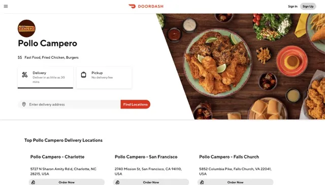 Pollo Campero Order Online usamenuprices