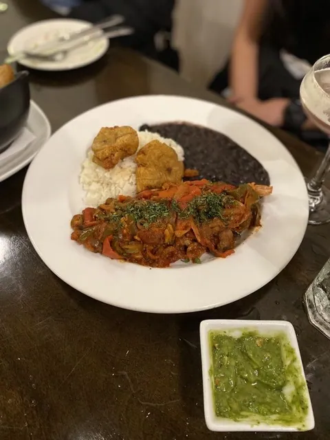 Vegetariano Ropa Vieja (green sauce not included)