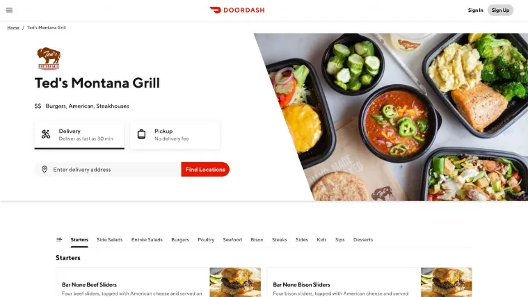 Ted's Montana Grill Order Online usamenuprices